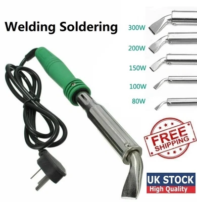 £28.14 • Buy Electric Soldering Iron 80W 100W 150W 200W 300W Welding Gun Solder Fast Heat Tip