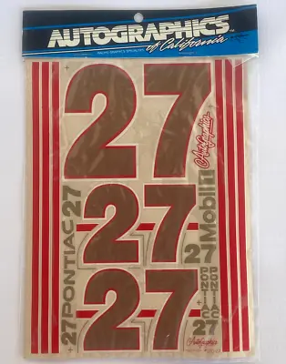 Vintage Autographics Rusty Wallace Decal Sticker Nascar RC10 Losi Oval NEW • $33.86
