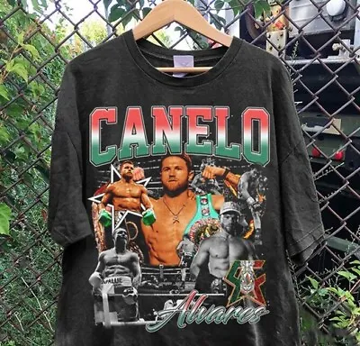 Canelo Alvarez Shirt Canelo Alvarez Boxing T-Shirt 90s Unisex  TE7196 • $16.99