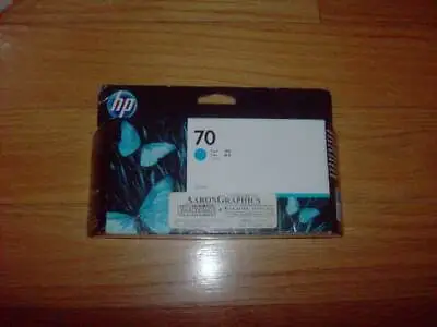 2019 Genuine Hp #70 Cyan Cartridge C9452a Designjet Z2100 Z3100/3200 Z5200 New • $19