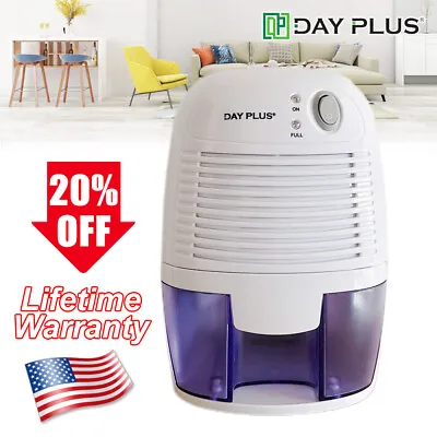 Ultra-quiet Dehumidifier Mini Dehumidifiers Electric Portable For 1200 Cubic FT • $34.50