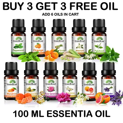 $10.99 • Buy 100ml Essential Oils 100% Pure & Natural (Aromatherapy) Organic Essential Oil🍀