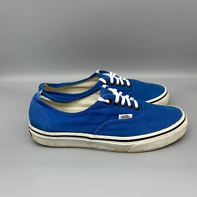 Vans Atwood Mens 7.5 Womens 9 Blue Shoes Skate Skateboarding Skating Low Top • $15.66