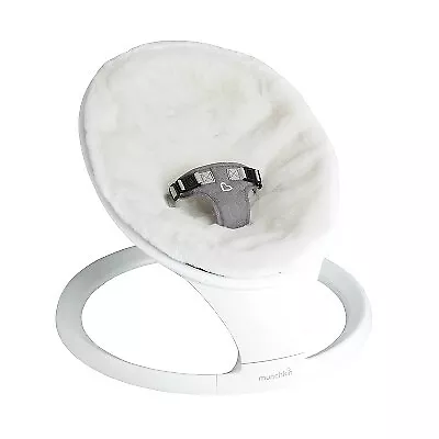 Munchkin Premium Ultra-Soft Faux Fur Baby Swing - White • $27.99