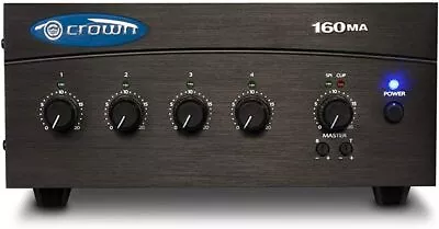 Crown 160MA Four-input And 1-Output Corded Electric 60-Watt Mixer/Amplifier • $208.99