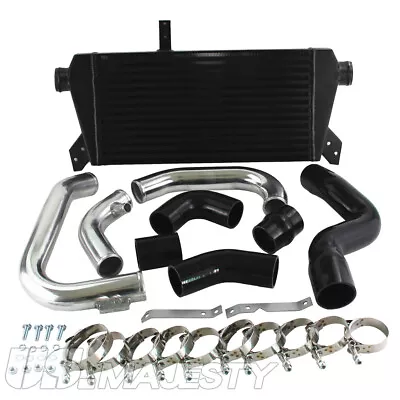 Front Mount Intercooler Kit For Audi A4 1.8T Turbo B6 Quattro 2002-2006 Black • $272.23