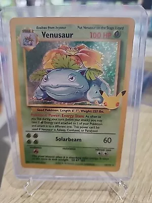 Pokémon Venusaur 15/102 Holo Celebrations 25th Anniversary Pokemon Card TCG • $15