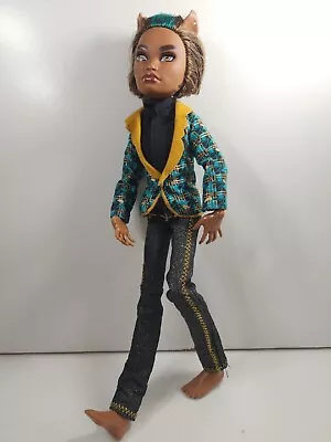 Monster High Sweet 1600 Clawd Wolf Doll Mattel Cute Boy No Shoes No Tie Look Wow • $34.60