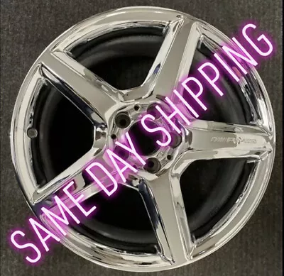 Mercedes Chrome E55 Wheel Rim Rear 2114016702 W211 18x9 E350 E550 AMG OEM • $572