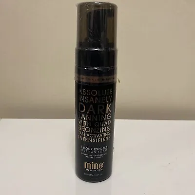 Self Fake Tan MINETAN Absolute Insanely Dark 1 Hour Mousse Foam Quad Bronzing • £13.46