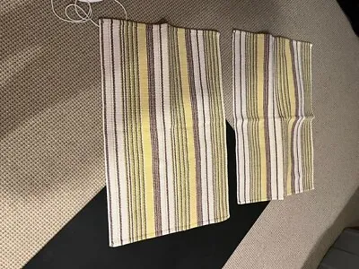 $40 • Buy Dash & Albert Handwoven 2 X 3 Cotton Striped Rugs (slightly Used)