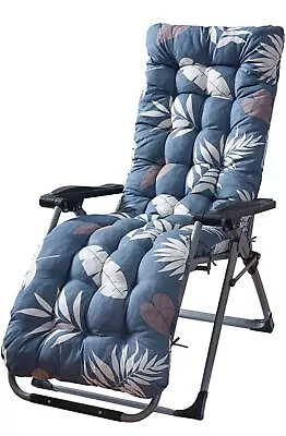 Ledph Lounger Cushion Garden Lounger Cushion 173 X 53 X 8 Cm Luxury Quality • £22.99