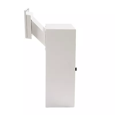 Through The Wall Drop Box Mail Drop Box +Adjustable Chute Deposit Drop Box White • $56.99