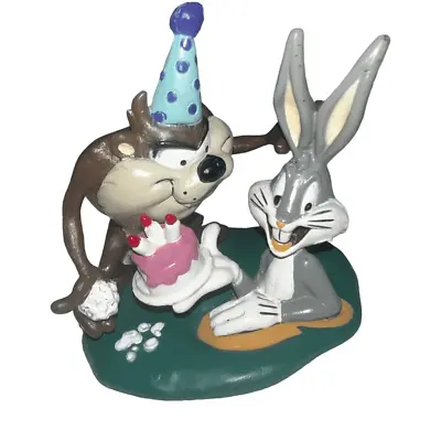 Taz Bugs Bunny 1995 Vintage Birthday Cake Topper Collectible Retired • $7.50