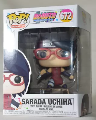 Sarada Uchiha #672 - Boruto -Naruto Next Generations - Sun Fading On Back Of Box • $12