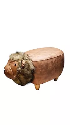 Critter Sitters Ottoman 20 Hx36 Wx14 D Lion Animal Shape • $129.99