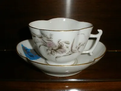 T&V Tressemann Vogt Limoges Tea Cup & Saucer Marguerite Ca. 1900 EXC #114 • $94