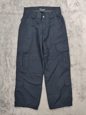 5.11 Tactical Series Men Sz 28x26 Cargo Pants Police/Fire/EMS Navy Blue READ** • $14.99