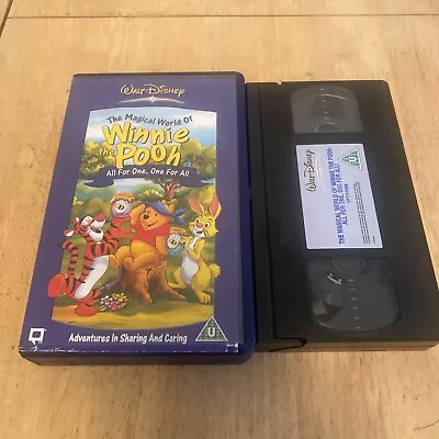 Magical World Of Winnie The Pooh - Vol. 1 - All For One And One For All (VHS... • £6.50