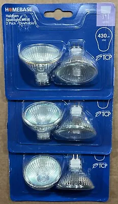 6 * Bulb TCP Halogen Spotlight MR16 Dimmable Bulb  Pack Of 6  430 Lm 35w • £5.25