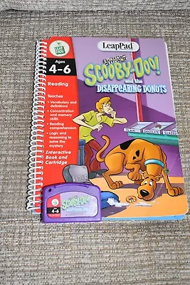 Leapfrog Leappad Scooby-Doo And The Disappearing Donuts Book And Cartridge • £3