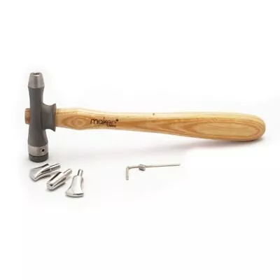 Fretz Maker Hammer With Nylon Head & 3 Metal Chasing Inserts - MISSING NYLON END • £118