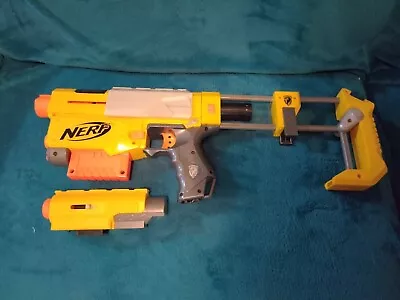 Nerf N-strike Recon CS-6 Blaster  With Light Stock Magazine • $20