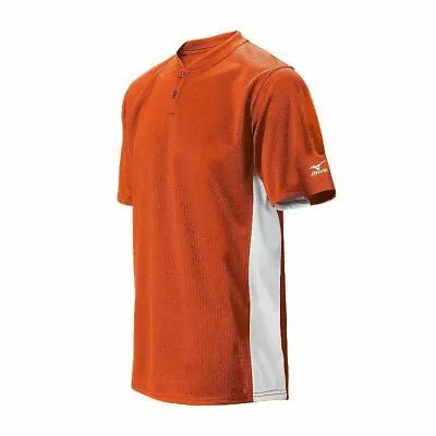 New Mizuno G2 Baseball Jersey Mens SMALL Orange & White Shirt • $15