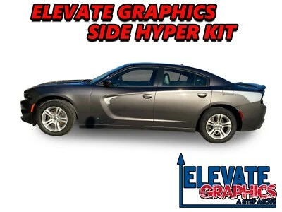 $49.95 • Buy 2015-2022 Fits Dodge Charger Side Hyper Graphics Vinyl Stripes 3m Decals Sticker