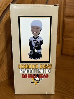 Mario Lemieux Pittsburgh Penguins Hockey Bobblehead NIB With Box Great  • $19.99