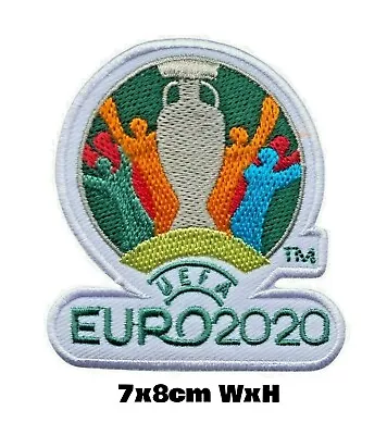 UEFA Euro 2020 Football Logo Sports Embroidered Sew/Iron On Badge Patch N-602 • £2.50