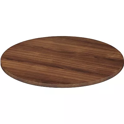 Lorell Round Table Top 42  Walnut 34358 • $267.93