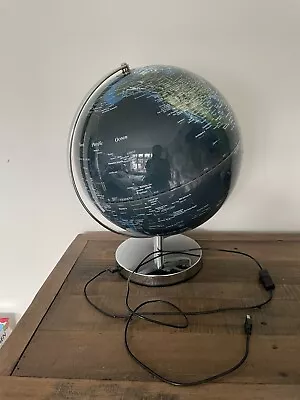 Illuminated Globe Led Light Home Decor Globe 24 Cm School Lamp Learning Globe • £25