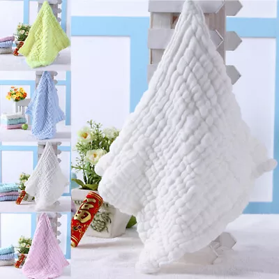 Soft Cotton Baby Infant Newborn Bathing Towel Washcloth Feeding Wipe Cloth 42 • $24.02