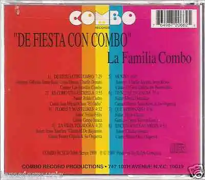 CD Rare DE FIESTA CON COMBO Mario Ortiz Gran Combo Mario Ortiz JOse MIguel Class • $39.95