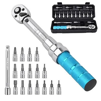 COTOUXKER Bike Torque Wrench Set 1/4 Inch Drive Torque Wrench 2 To 14 Nm Bic... • $37.89