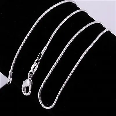 925 Sterling Silver 18” 1mm Snake Chain Necklace -NEW • $7.25