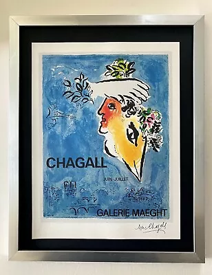 Marc Chagall | Original Vintage 1975 | Signed Print | Mounted And Framed • $159