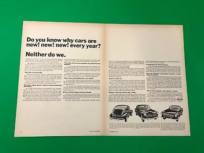 1965 Volvo 544 122 S 1800 S Vintage Original Print Ad Advertisement Printed • $6.54