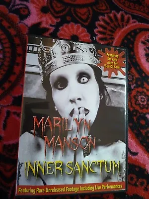 Marilyn Manson- Inner Sanctum DVD - Spooky Kids -Son Of Sam Video • $10