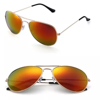 Aviator Sunglasses Men Women Diff. Types  Gray Silver Mirrored Black Gold • $6.75