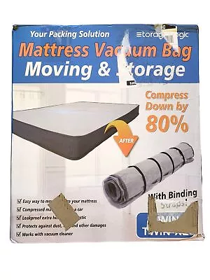 Mattress Vacuum Bag For Moving & Storage - Twin Size • $14.99