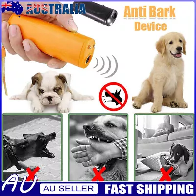 Anti Bark Device Ultrasonic Dog Barking Control Stop Repeller Trainer Train Tool • $9.99