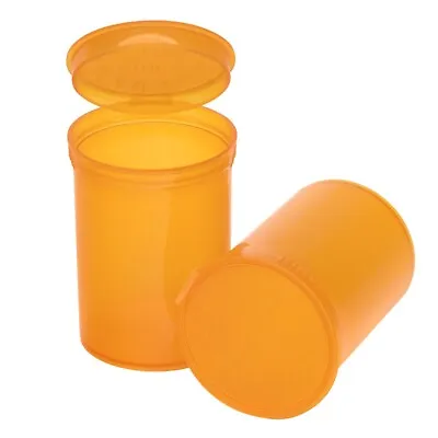 150 Amber Vials - 30 DRAM Pop Top Bottle - Smell Proof Containers - BPA Free • $49.99
