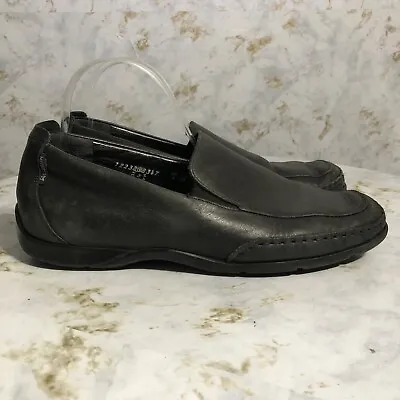 Mephisto Cool-Air Mens Size 9M Shoes Black Leather Casual Comfort Career Loafers • $23.80