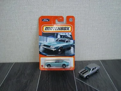 2 X Matchbox Ford Capri -  Metallic Light Blue MINT On Long Card / Silver MINT • £9.99