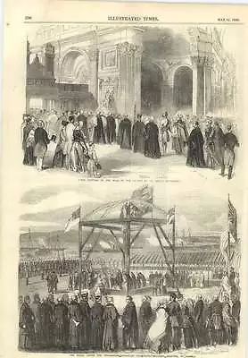 1856 Royal Military Hospital Hamble Foundation Stone Festival Sons Of Clergy • $12.63