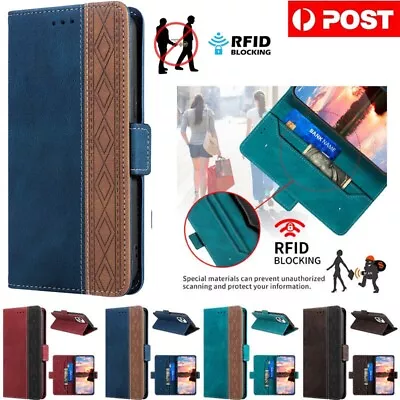 For IPhone 15 7 8 11 12 13 14 Pro Max Plus Case Card Wallet RFID Blocking Cover • $13.29