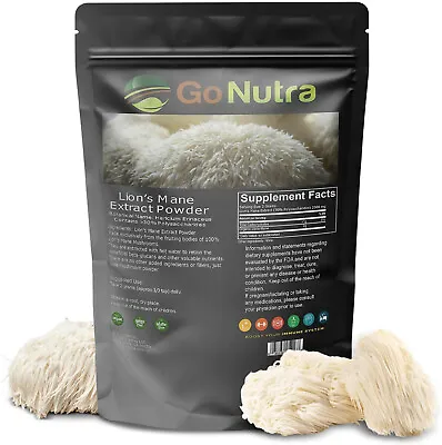 Lion's Mane Mushroom Powder | Pure Lions Mane 10:1 Strength Extract 8oz • $19.90