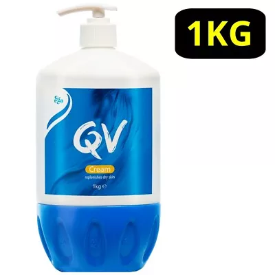 QV Moisturising Cream 1KG Pump Replenishes Dry Sensitive Skin Moisturiser Ego • $30.43